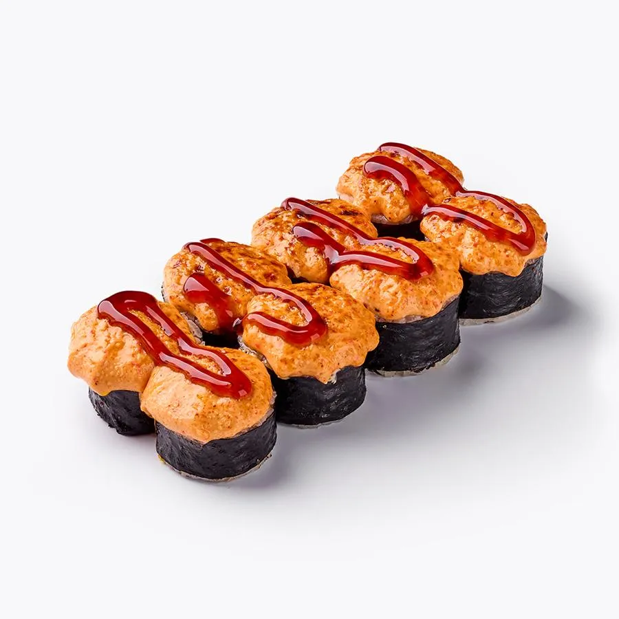 Ролл запеченый спайси Лосось